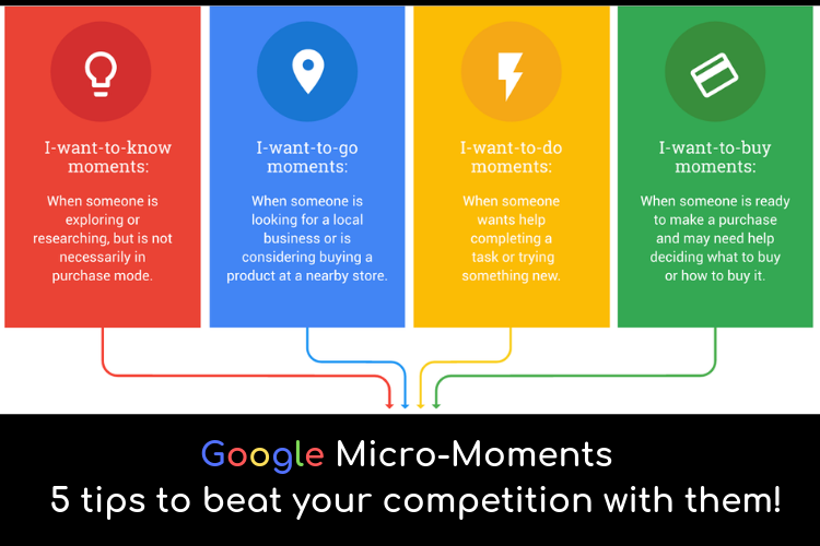 Google Micro-Moments - 5 tips to beat your competition with them!